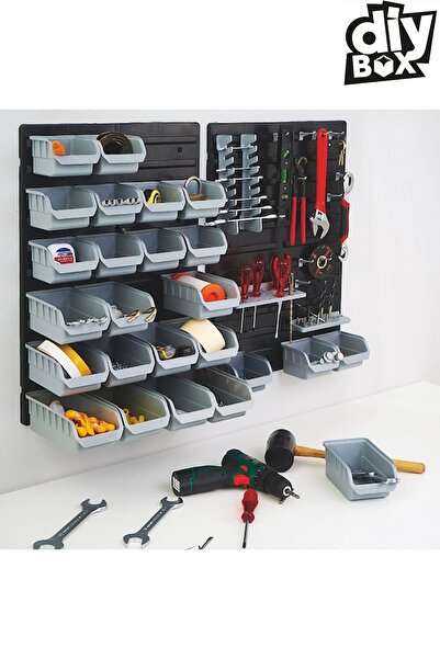 DiyBox Arizona Duvar Panel Seti 43 Parça Avadanlık Set