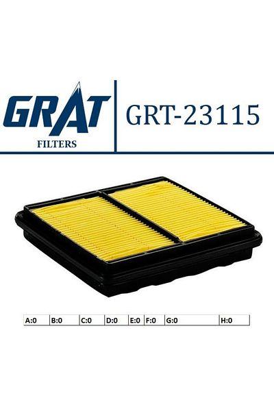 GRAT 23115 Air Filter Civic Euro 96-00 Plastic