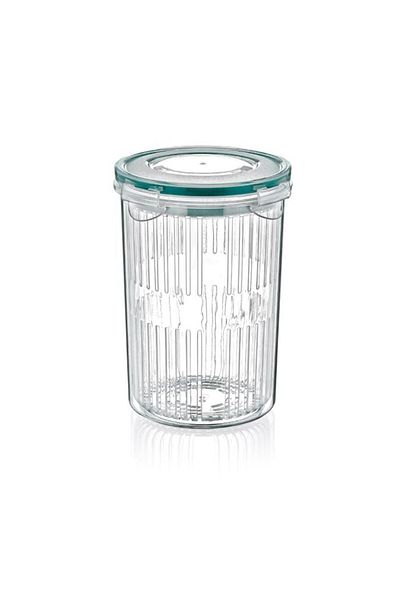 EveFix Olive Pickle Vegetable Washing Box with Clip Lid Storage Container