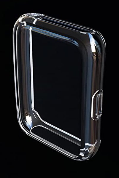 Coverzone Full Cover Screen Protector Frame Case with Tpu Frame Compatible with Huawei Watch Fit 2