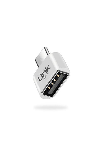Linktech O192 Usb - Type-c Dönüştürücü Otg Metal Adaptör