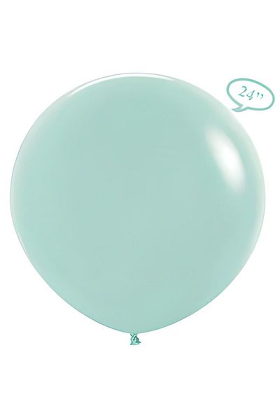 Big Party Macaron Green Latex Balloon 24 Inch