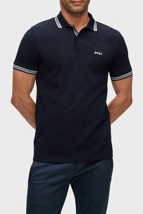 BOSS Regular Fit Pamuklu Polo T Shirt Erkek Polo T Shirt 50469055 402