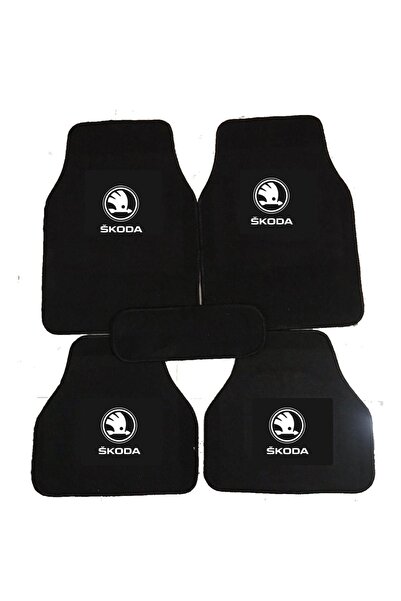 Skoda Octavia Logolu Siyah Halıfleks Paspas Seti