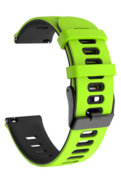 NovStrap Huawei Watch Gt Runner Uyumlu Kordon Kayış (22mm) Sportive Delikli Spor Silikon Kordon