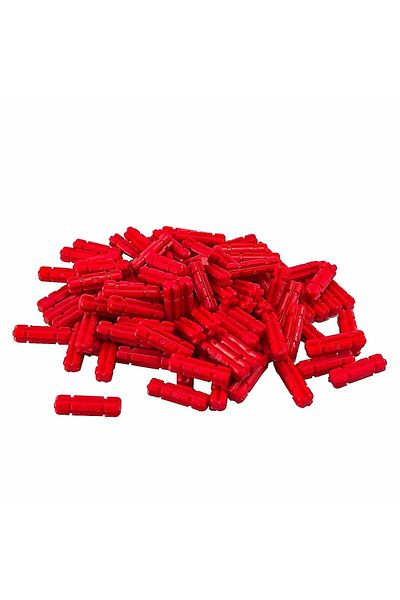 LEGO Red Axle 2Pcs Set Technic Moc Custom Accessor for Mindstorms