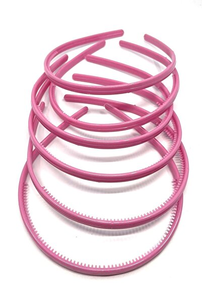 modanight 12 Τεμάχια Πλαστική Στέφανο Μαλλιών 8 Χιλ. Ροζ Χρώμα – Στέφανο για ...