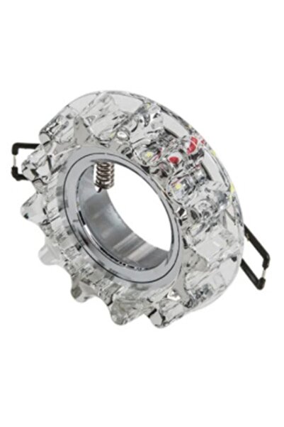 Cata Takım Karanfil Dekoratif Cam Spot Armatür Takım Ct-6595 (beyaz ışık)