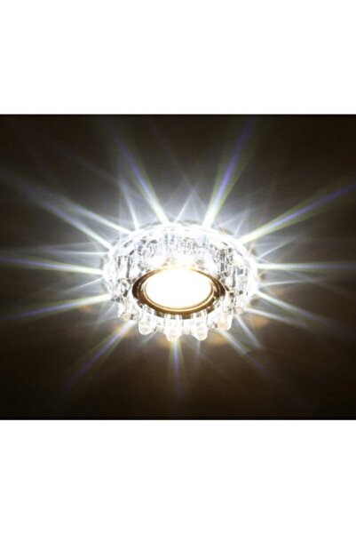 Cata Takım Karanfil Dekoratif Cam Spot Armatür Takım Ct-6595 (beyaz ışık)