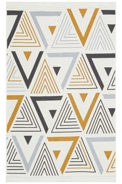 Arya Rug Ar18 Yellow Gray Double Sided Rug