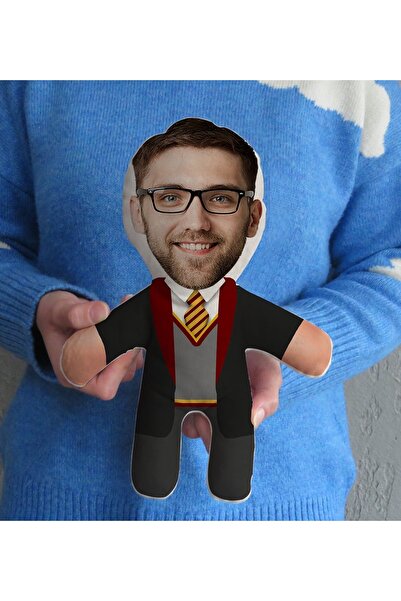 Bk Gift Gift Kişiye Özel Fotoğraflı Kırmızı Büyücü Tasarımlı Bebek Yastık Mod...