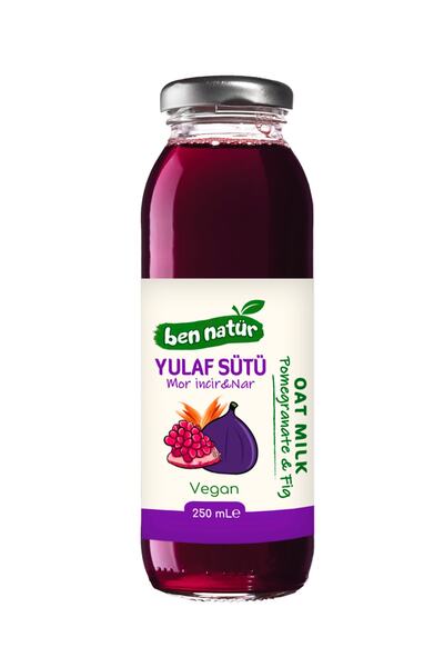 Ben Natür Mor Incir Nar Yulaf Sütü 1 X 250ml