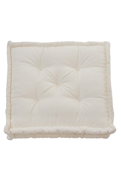 Aida Concept Fransız Yer Minderi 60x60 Puf Krem