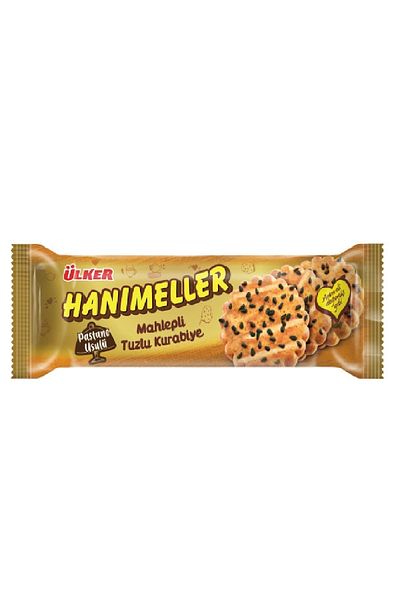 Ülker 81 Gram Mahlepli Salted Cookies - X18 Pcs Honeysuckle