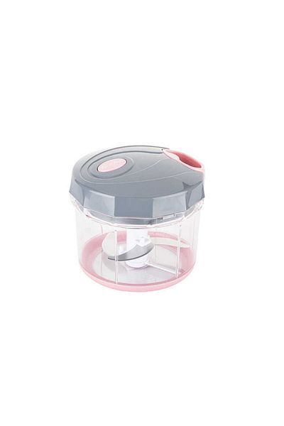 Tantitoni Light Pink Gray Large Practical Chopper and Beater 1000ml