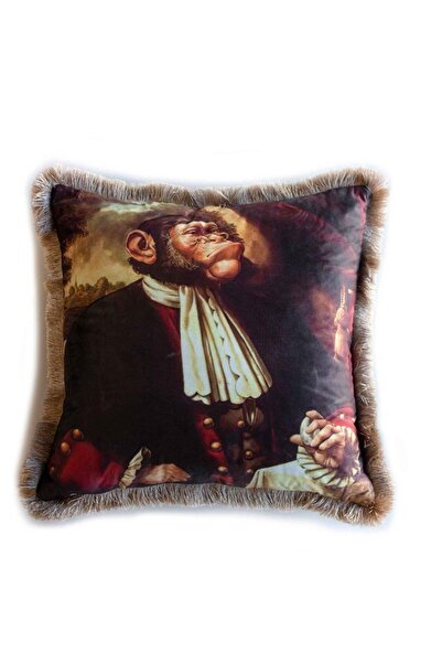 Adawall وسادة/مخدة مخملية من مستر مونكي (شهادة دولية للغسيل وعدم التلاشي للأل...