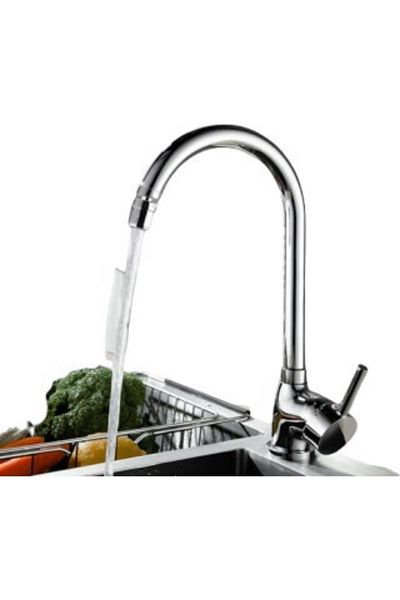 Via Brass 360° Kitchen Sink Faucet with Movable Head