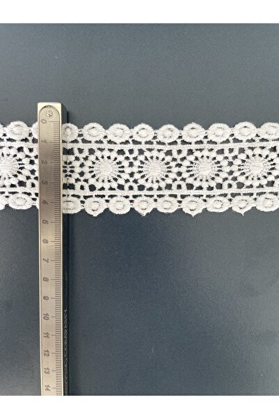 Gisa 4.5 cm Dantel Beyaz 1 mt
