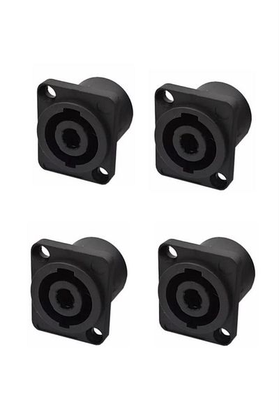 Hepa-Merz Hepa Merz Sfc-spk5-4x Speakon Chassis Connector 4 Pin Female Speakon Chassis (4 Pieces)