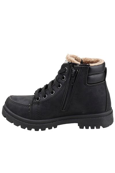 Potincim Extrem 01 Shearling Boy's Boat Shoes Μαύρα