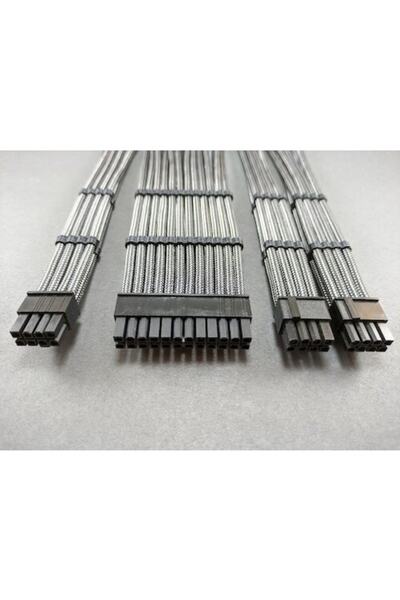 OEM Mm Psu Uzatma Kablo Set Karbon Sleeved