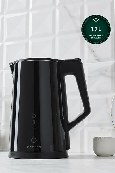 HOMEND Smart Heatrow 1616h Touch, Double Walled, Stainless Steel, Xl Kettle (WI-FI ENABLED)