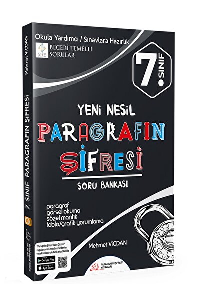 Paragrafın Şifresi Yayınları 7. Sınıf Yeni Nesil Paragrafın Şifresi Soru Bankası