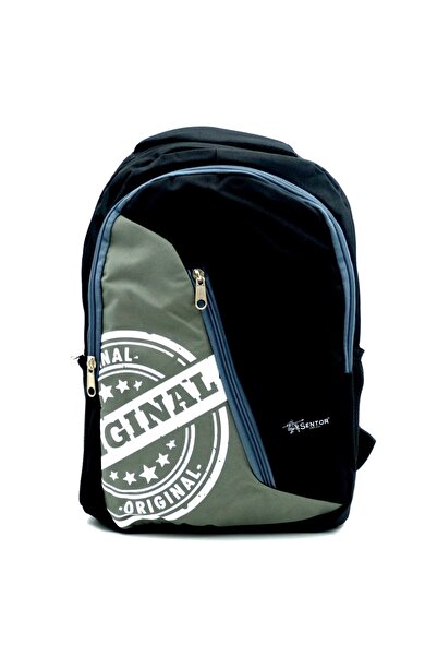 Sentor Sn-2015 School Backpack with Laptop Compartment 3 Compartments Gray