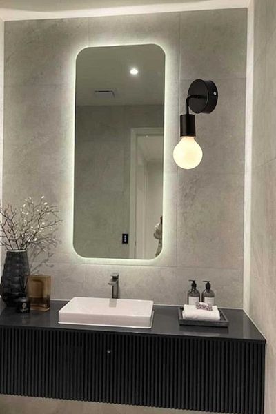BSA LIGHTING (2 Pieces) Dide Single Black Sconce (bulb Not Included)