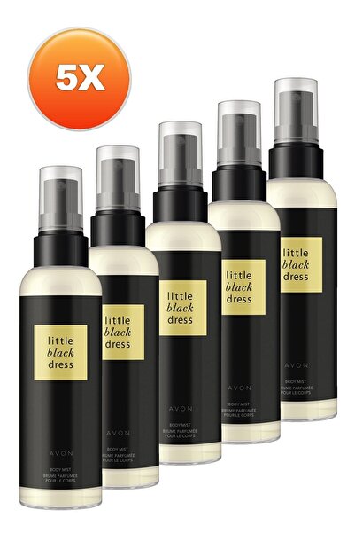 AVON Little Black Dress Kadın Vücut Spreyi 5'li Set