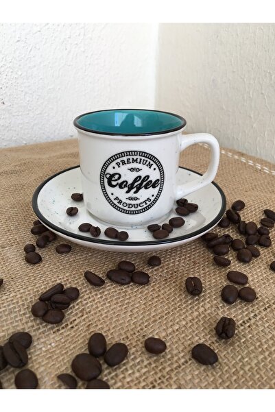 Kosova Züccaciye Hlt-15 New Bone China Speckle Coffee Set