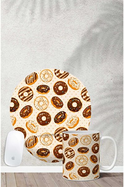 Gizeo Concept Set de căni pentru mouse cu model de gogoși