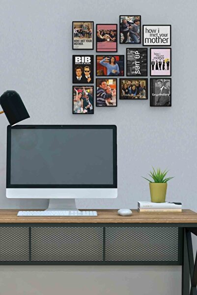 herotasarım Πώς γνώρισα τη μητέρα σας 12 τεμάχια MDF (ξύλο) Πίνακας Μέγεθος γ...