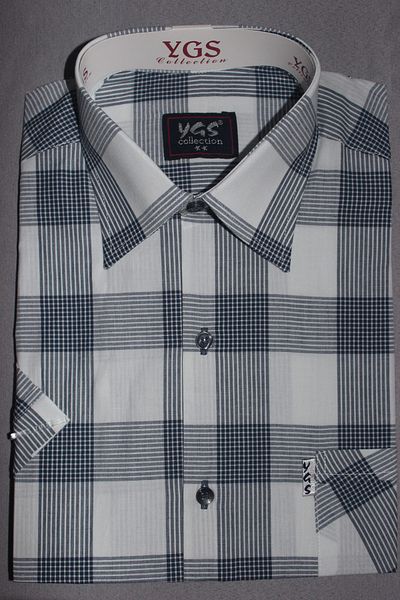 Yörükoğlu Checkered Short Sleeve Comfortable Fit Men's Shirt