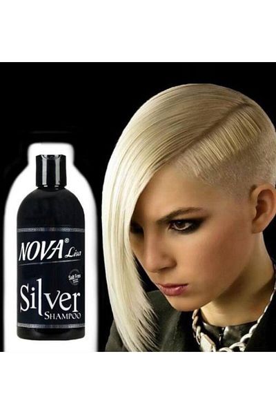 Nova Lisa Salt-Free Silver Shampoo - Special for Dyed Sheets, 500 ml
