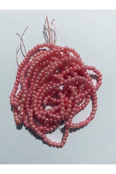 Nazarone Mărgele de perle de 3 mm 2 șiruri. Culoare: roz. Aproximativ 620-640...