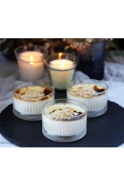 Paşabahçe Elysia 12-Piece Magnolia Dessert Ice Cream Snack Bowl
