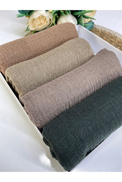 Nilbutik Dört Adet Bürümcük Şal