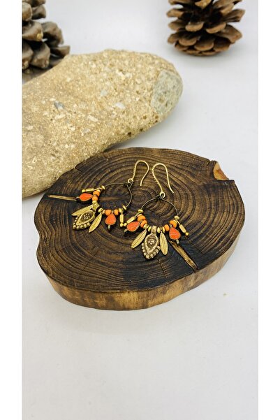 Porsuk Alternatif Handmade Ethnic Authentic Hippie Bohemian Enamel Earrings
