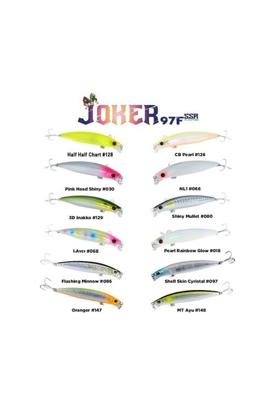 Fujin Joker 97mm 12.6gr SSR Floating Maket Balık