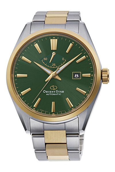 Orient 42 mm Automatic Men's Wrist Watch with Amber Rosary and Gift