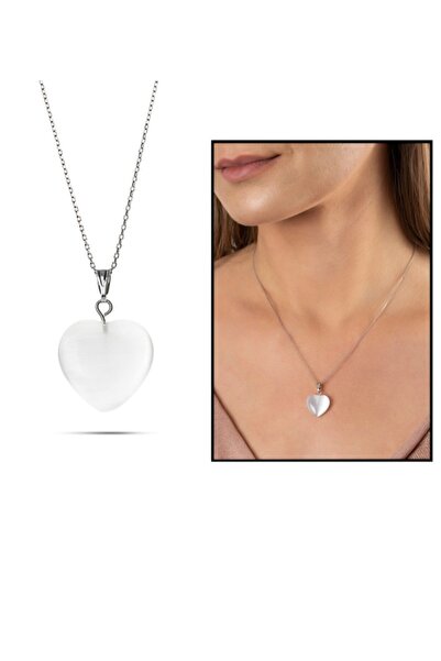 Budakoğulları Karanlıkta Parlayan Fosforlu Doğal Taş Neon Kalp Sevgili Aşk Ko...