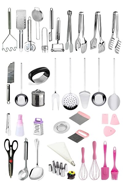 Homerest 37 Adet Kutulu Üst Kalite Ekonomik Mutfak Çeyiz Seti, Sunum Servis M...