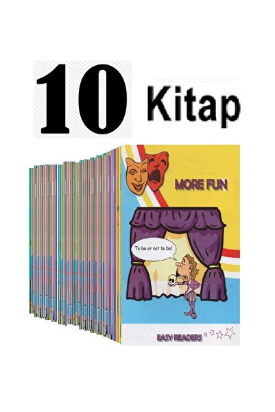 Easy Readers Çocuklar Için Ingilizce Resimli Okuma Hikaye Seti -10 Kitap 1. 2...
