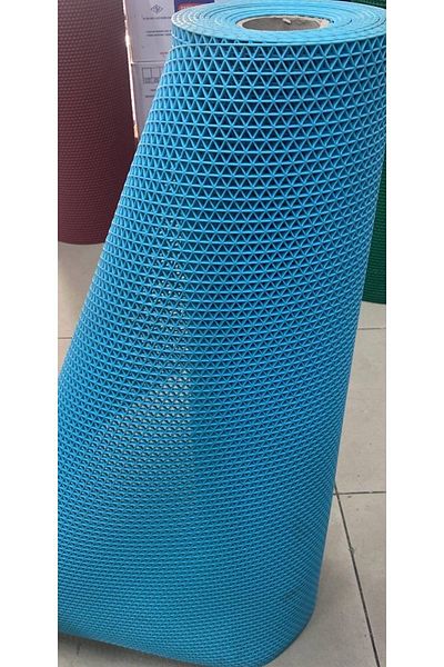 ÖZBALBAN Zmat Star-mat Non-Slip Wet Floor Mat Width 90 Cm Thickness 6 Mm Turquoise