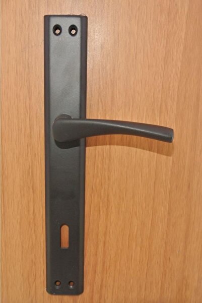 Azm Hırdavat Burgaz Mat Siyah Aynalı Kapı Kolu Oda