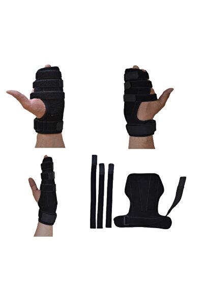 BELLFLEKSS مصحح إصبع بأربعة أصابع قابل للتعديل، مصحح إصبع معدني مزدوج الجوانب...