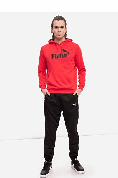 Puma Ess Big Logo Hoodie Men's Sweatshirt586688 11 Red