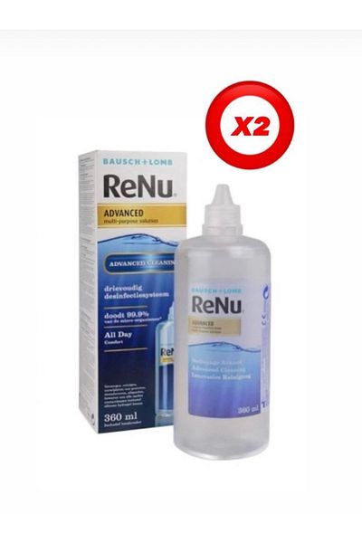 Renu Bausch + Lomb® 360 ml Advanced Lens Solution - 2 Pieces