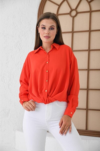 İroni Women's Blouse - Tie-Up Design